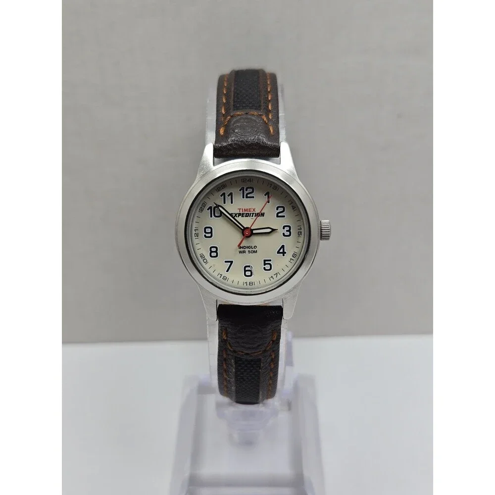 Timex Expedition Field Mini Womens 26mm Indiglo Dial 50M Watch New Battery- Read